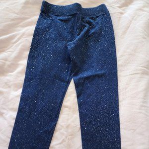 Gap Kids Girls Blue Capris with Sparkles Size S